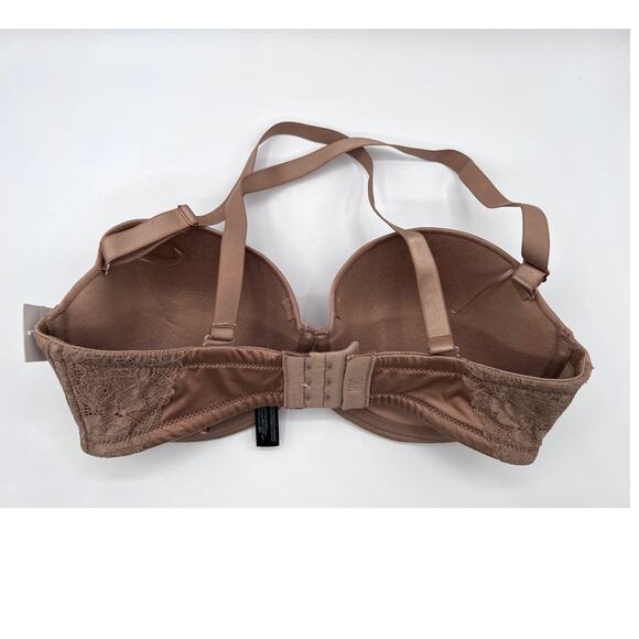 I.N.C. INTERNATIONAL CONCEPTS STRAPLESS CONVERTIBLE BRA TAN SIZE 34D NEW - Picture 2 of 10
